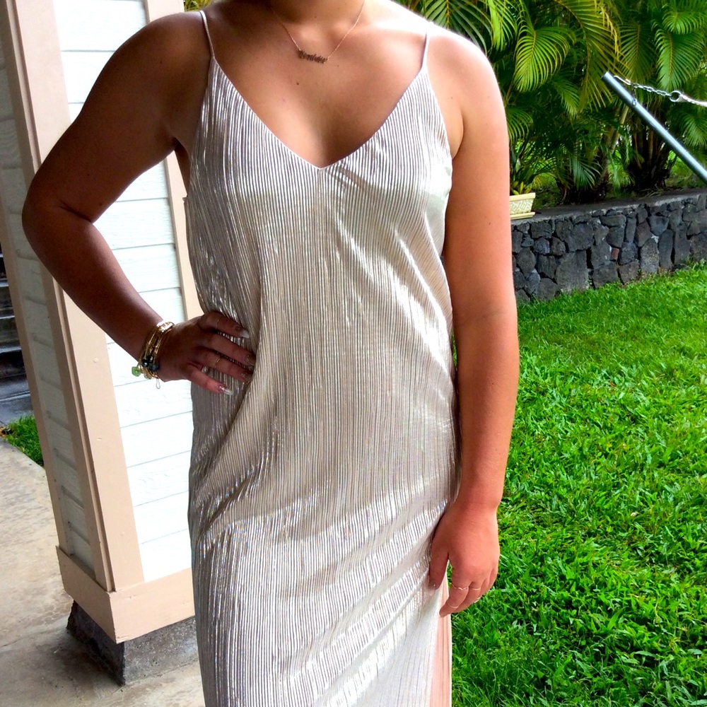 Rose Gold Evening Dress
